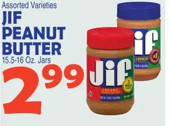 Bravo Supermarkets Jif peanut butter offer