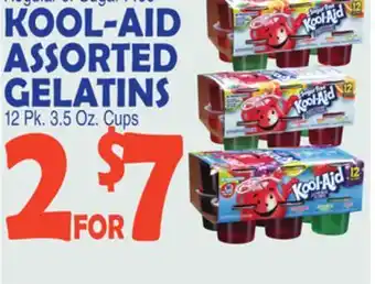 Bravo Supermarkets Kool-aid assorted gelatins offer