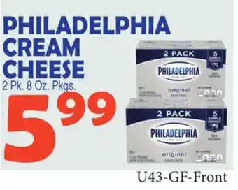 Bravo Supermarkets Philadelphia cream cheese offer