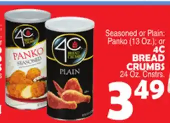 Bravo Supermarkets 4c bread crumbs 24 oz. cnstrs offer