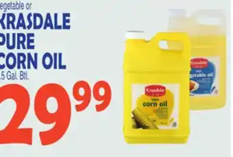Bravo Supermarkets Krasdale pure corn oil offer