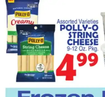Bravo Supermarkets Polly-o string cheese offer