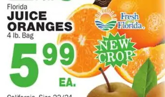 Bravo Supermarkets Juice oranges offer