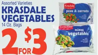 Bravo Supermarkets Krasdale vegetables offer