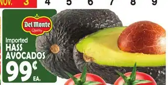 Bravo Supermarkets Hass avocados offer
