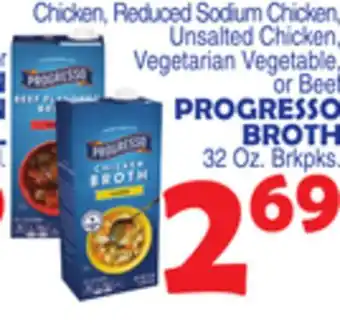 Bravo Supermarkets Progresso broth offer
