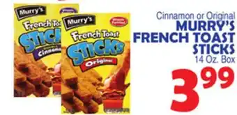 Bravo Supermarkets Murry's french toast sticks offer