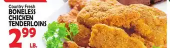 Bravo Supermarkets Boneless chicken tenderloins offer