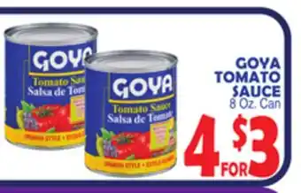 Bravo Supermarkets Goya tomato sauce offer