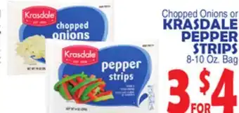 Bravo Supermarkets Krasdale pepper strips offer