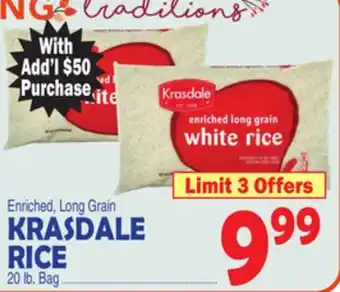 Bravo Supermarkets Krasdale rice offer