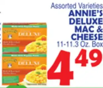 Bravo Supermarkets Annie's deluxe mac & cheese offer