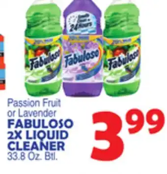 Bravo Supermarkets Fabuloso 2x liquid cleaner offer