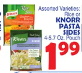 Bravo Supermarkets Knorr pasta sides offer
