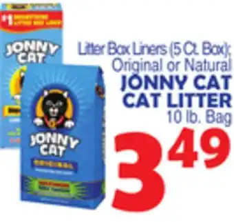 Bravo Supermarkets Jonny cat litter 10 lb. bag offer