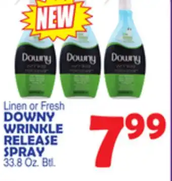 Bravo Supermarkets Downy wrinkle release spray offer