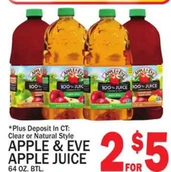 C Town Apple & eve apple juice offer