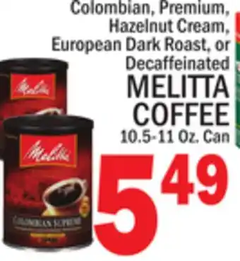 C Town Melitta coffee offer