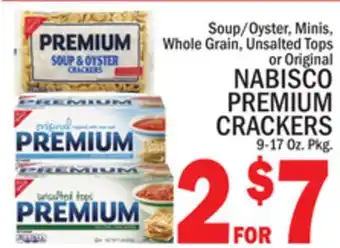 C Town Nabisco premium crackers offer