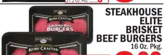 C Town Steakhouse elite brisket beef burgers offer
