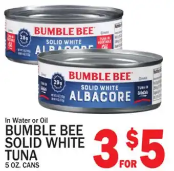 C Town Bumble bee solid white tuna offer