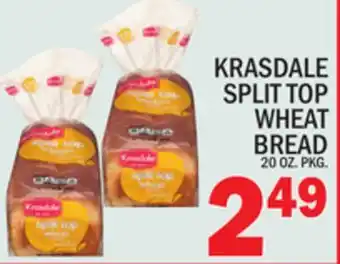C Town Krasdale split top wheat bread offer