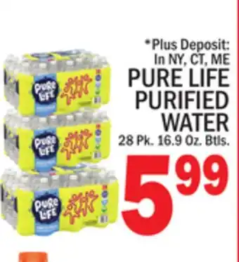 C Town Pure life purified water offer