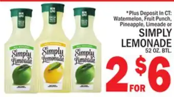 C Town Simply lemonade offer
