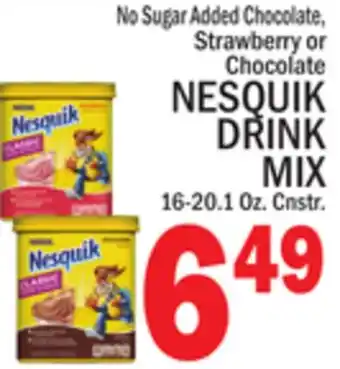 C Town Nesquik drink mix offer