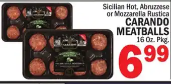 C Town Carando meatballs offer