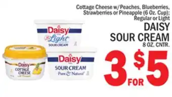 C Town Daisy sour cream 8 oz. cntr offer