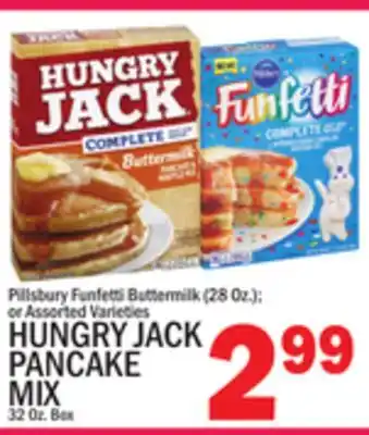 C Town Hungry jack pancake mix 32 oz. box offer