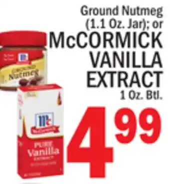 C Town Mccormick vanilla extract 1 oz. btl offer