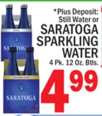 C Town Saratoga sparkling water offer