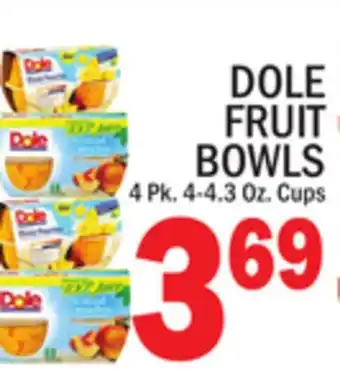 C Town Dole fruit bowls offer