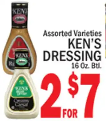 C Town Ken's dressing offer