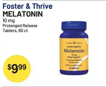 Health Mart Foster & thrive melatonin offer