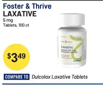Health Mart Foster & thrive laxative offer