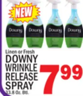 C Town Downy wrinkle release spray offer