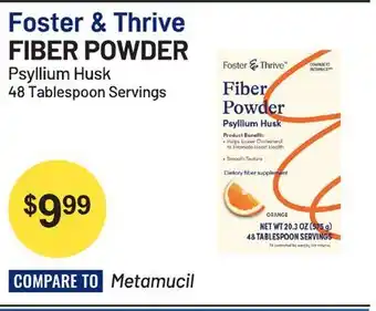 Health Mart Foster & thrive fiber powder offer
