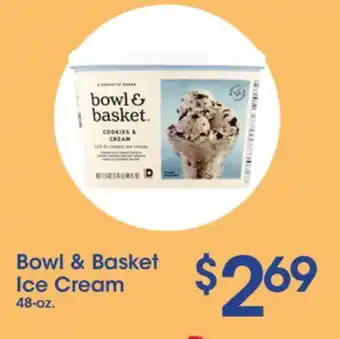 Price Rite Bowl & basket ice cream offer