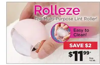 Showcase US Rolleze the multi-purpose lint roller! offer