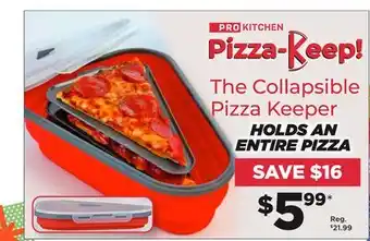 Showcase US Prokitchen pizza keep! the collapsible pizza keeper offer