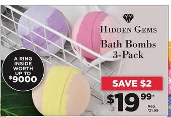 Showcase US Hidden gems bath bombs offer