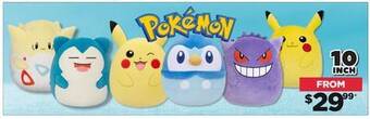 Showcase US Pokémon squishmallows offer