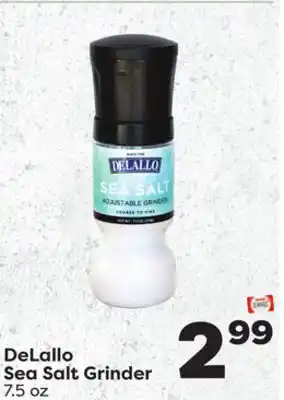 Weis Markets Delallo sea salt grinder offer