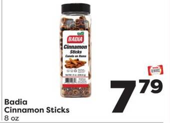 Weis Markets Badia cinnamon sticks offer