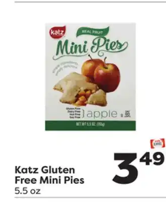 Weis Markets Katz gluten free mini pies offer