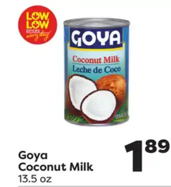 Weis Markets Goya coconut milk offer