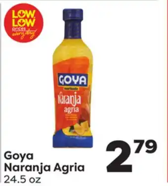 Weis Markets Goya naranja agria offer